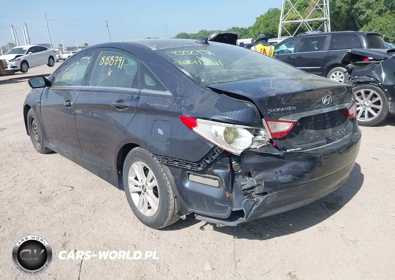 2014 Hyundai Sonata Gls VIN:5NPEB4AC9EH888791 - 3