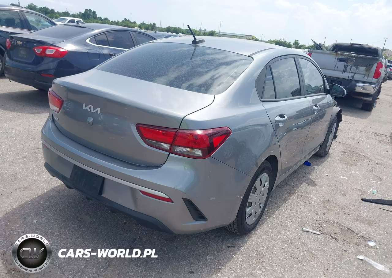 2022 Kia Rio S VIN:3KPA24AD9NE464197 - 4