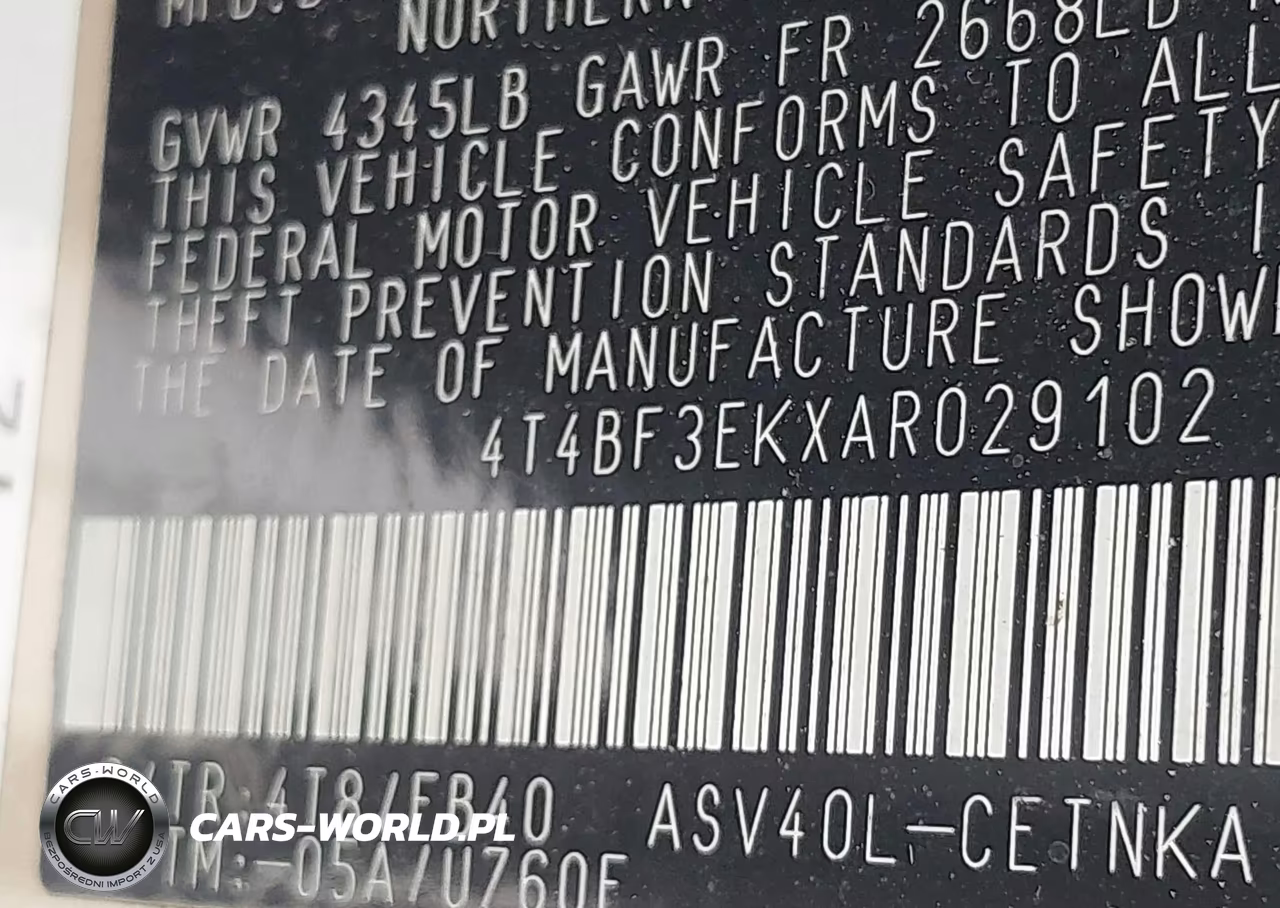 2010 Toyota Camry Le VIN:4T4BF3EKXAR029102 - 9