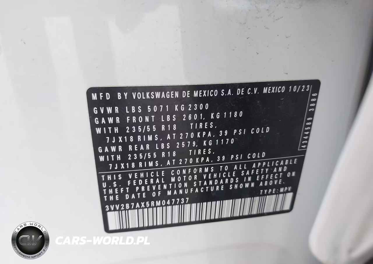 2024 Volkswagen Tiguan 2.0T Se-2.0T Wolfsburg Edition VIN:3VV2B7AX5RM047737 - 9