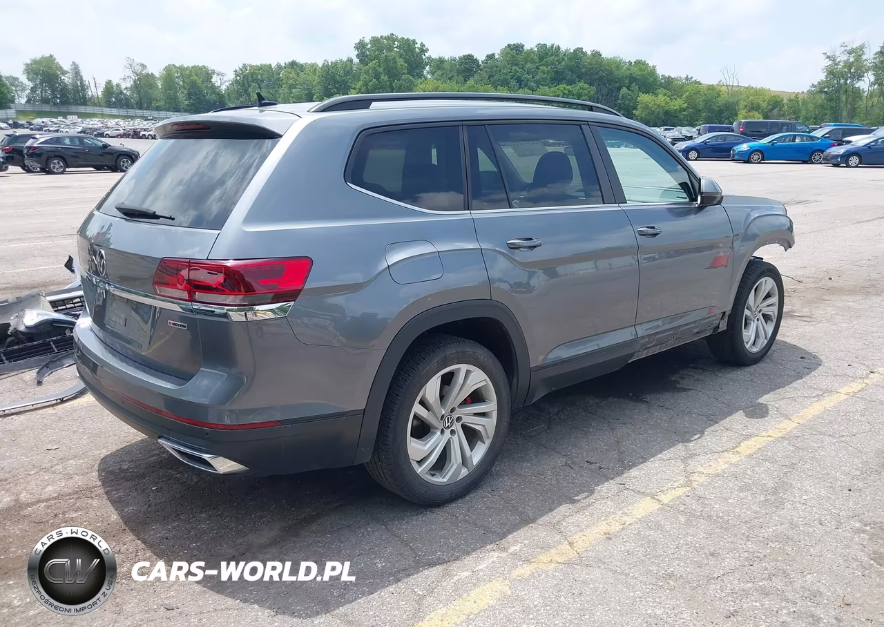 2021 Volkswagen Atlas 3.6L V6 Se W-Technology VIN:1V2HR2CA9MC551796 - 4