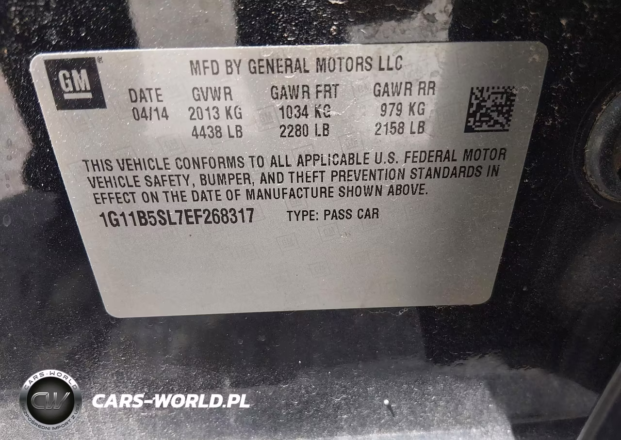 2014 Chevrolet Malibu 1Ls VIN:1G11B5SL7EF268317 - 9
