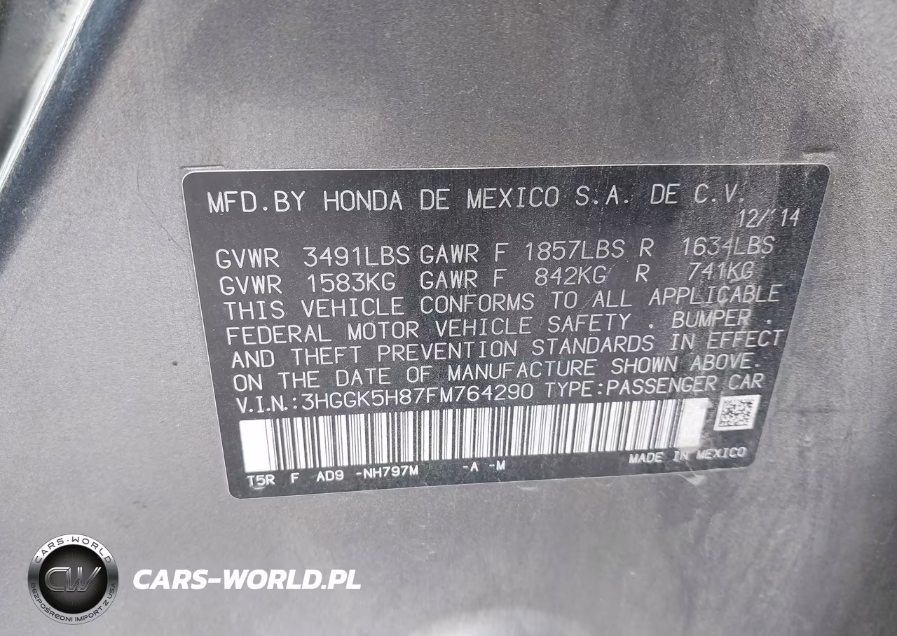 2015 Honda Fit Ex-Ex-L VIN:3HGGK5H87FM764290 - 9
