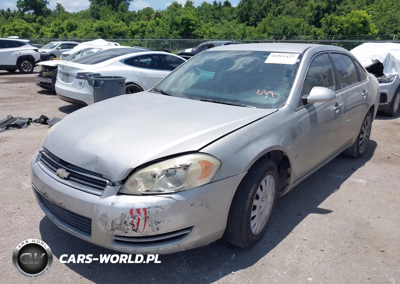 2008 Chevrolet Impala Ls VIN:2G1WB55K381312009 - 2