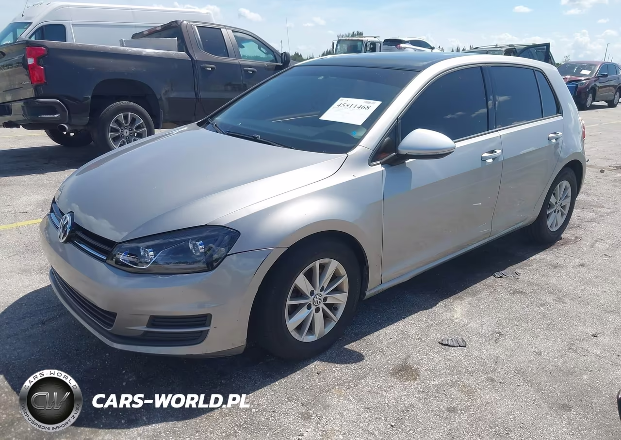 2015 Volkswagen Golf Tsi S 4-Door VIN:3VW217AU8FM097774 - 2