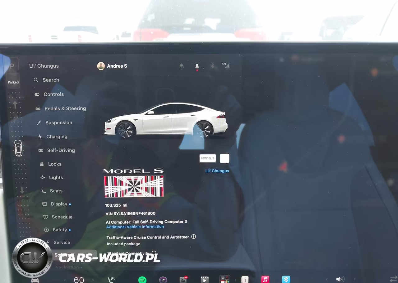 2022 Tesla Model S Plaid Tri Motor All-Wheel Drive VIN:5YJSA1E69NF461800 - 7