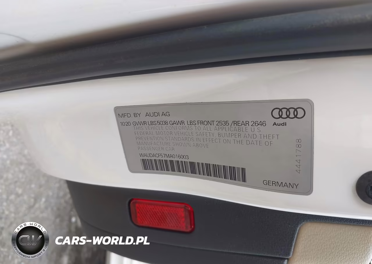 2021 Audi A5 Sportback Premium 45 Tfsi Quattro S Tronic VIN:WAUDACF57MA016003 - 9