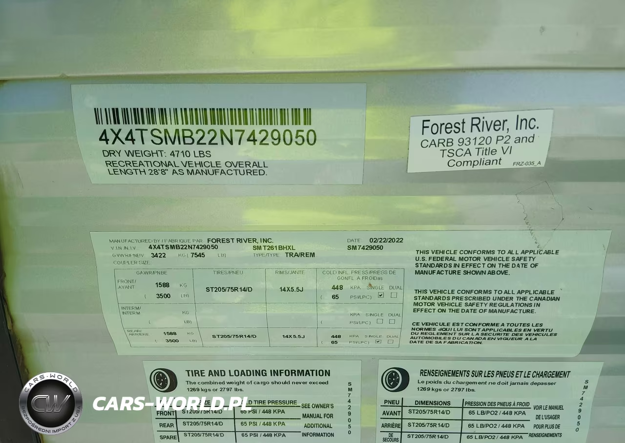 2022 Forest River Other VIN:4X4TSMB22N7429050 - 9