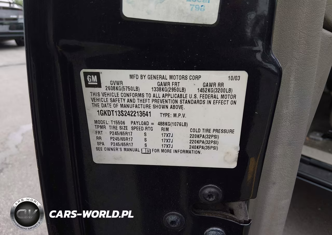 2004 GMC Envoy Sle VIN:1GKDT13S242213641 - 9
