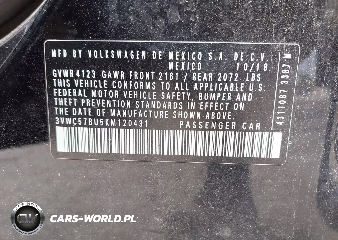 2019 Volkswagen Jetta 1.4T R-Line-1.4T S-1.4T Se VIN:3VWC57BU5KM120431 - 9