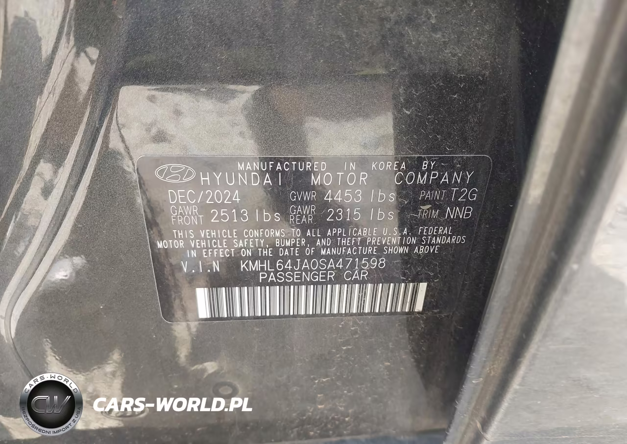 2025 Hyundai Sonata Sel VIN:KMHL64JA0SA471598 - 9