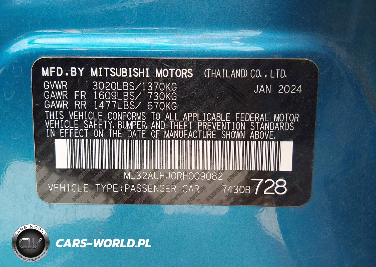 2024 Mitsubishi Mirage Es-Le VIN:ML32AUHJ0RH009082 - 9