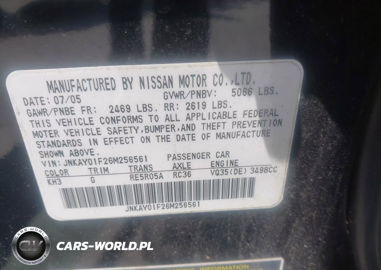 2006 Infiniti M35X VIN:JNKAY01F26M256561 - 9