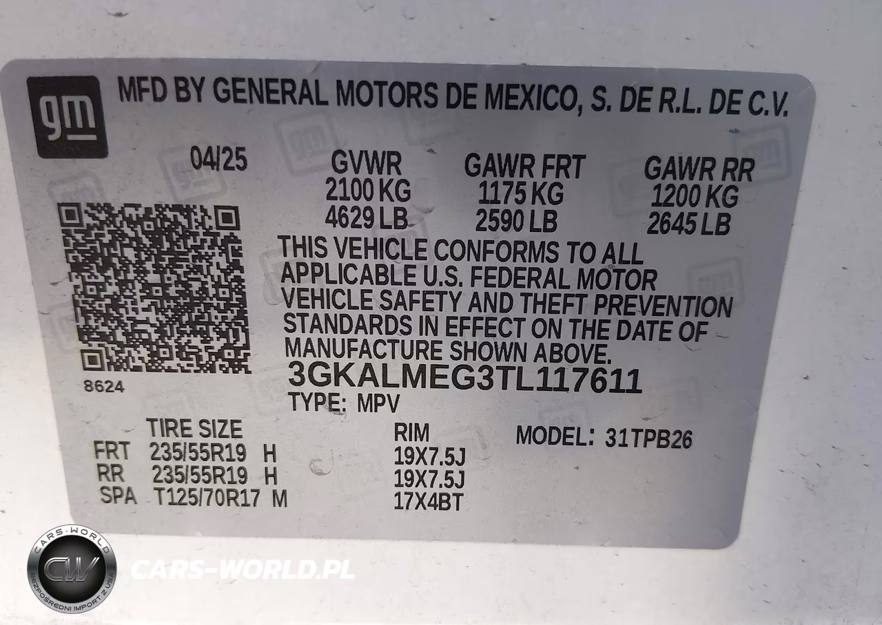 2026 GMC Terrain Fwd Elevation VIN:3GKALMEG3TL117611 - 9