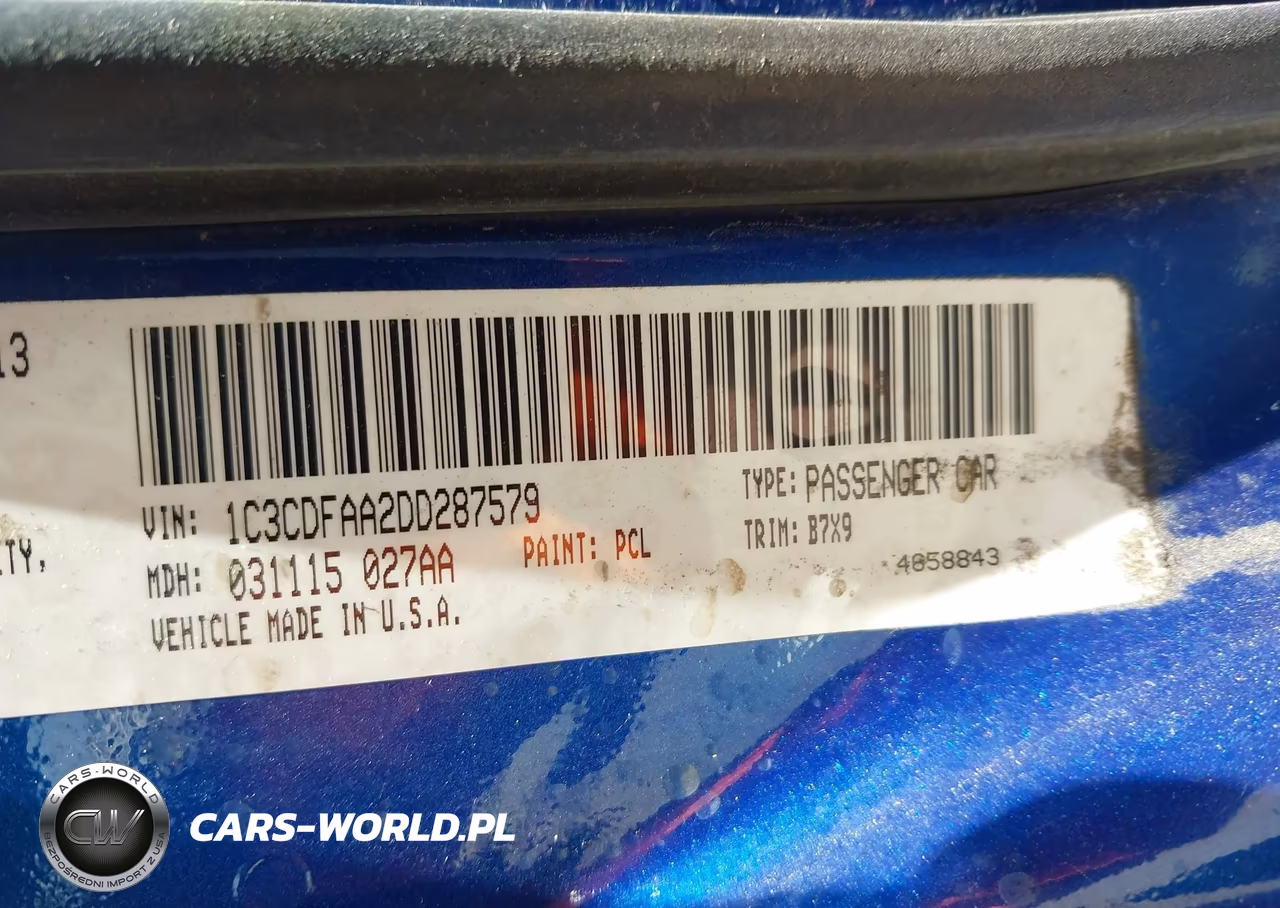 2013 Dodge Dart Se-Aero VIN:1C3CDFAA2DD287579 - 9