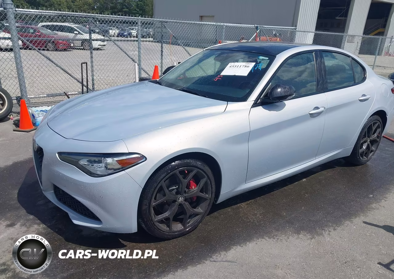 2021 Alfa Romeo Giulia Ti Awd VIN:ZARFANBN3M7645838 - 2
