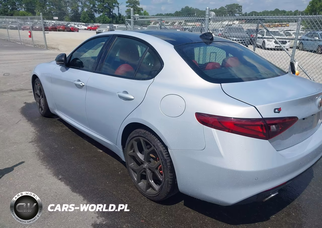 2021 Alfa Romeo Giulia Ti Awd VIN:ZARFANBN3M7645838 - 3