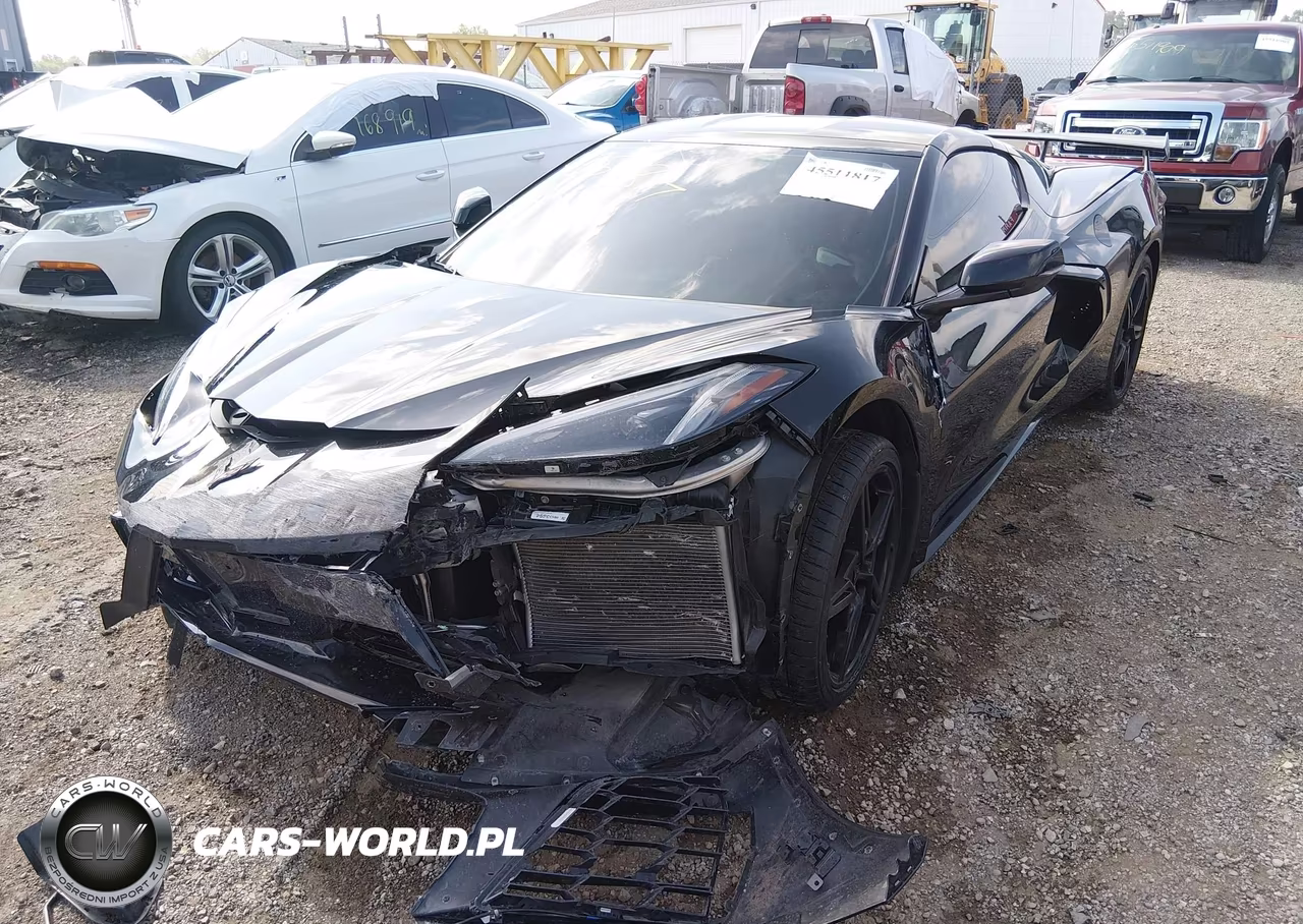 2021 Chevrolet Corvette Stingray Rwd 1Lt VIN:1G1YA2D43M5102144 - 2