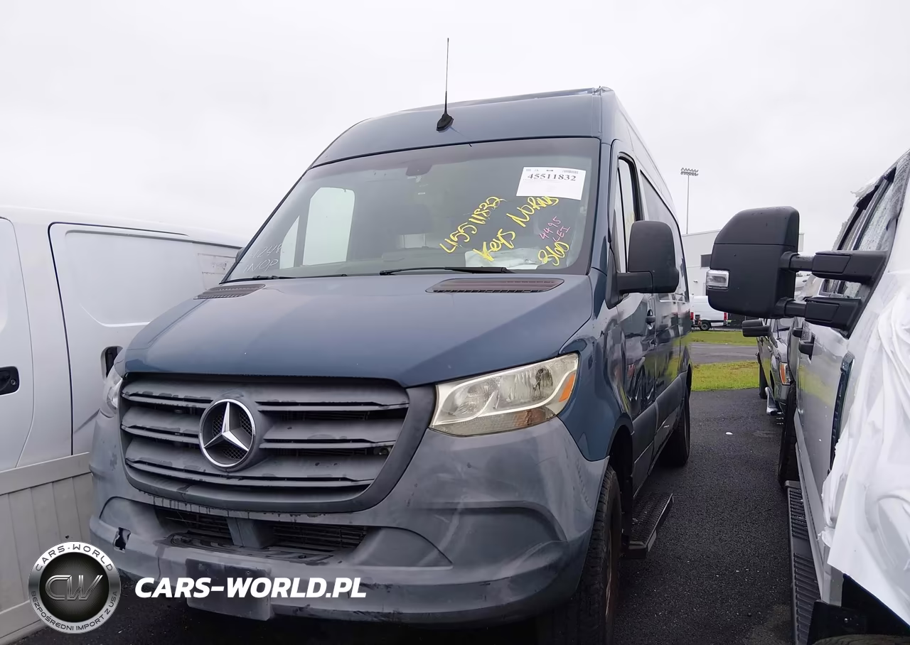 2019 Mercedes-Benz Sprinter 2500 Standard Roof V6 VIN:WD4PF0CD1KT004495 - 2