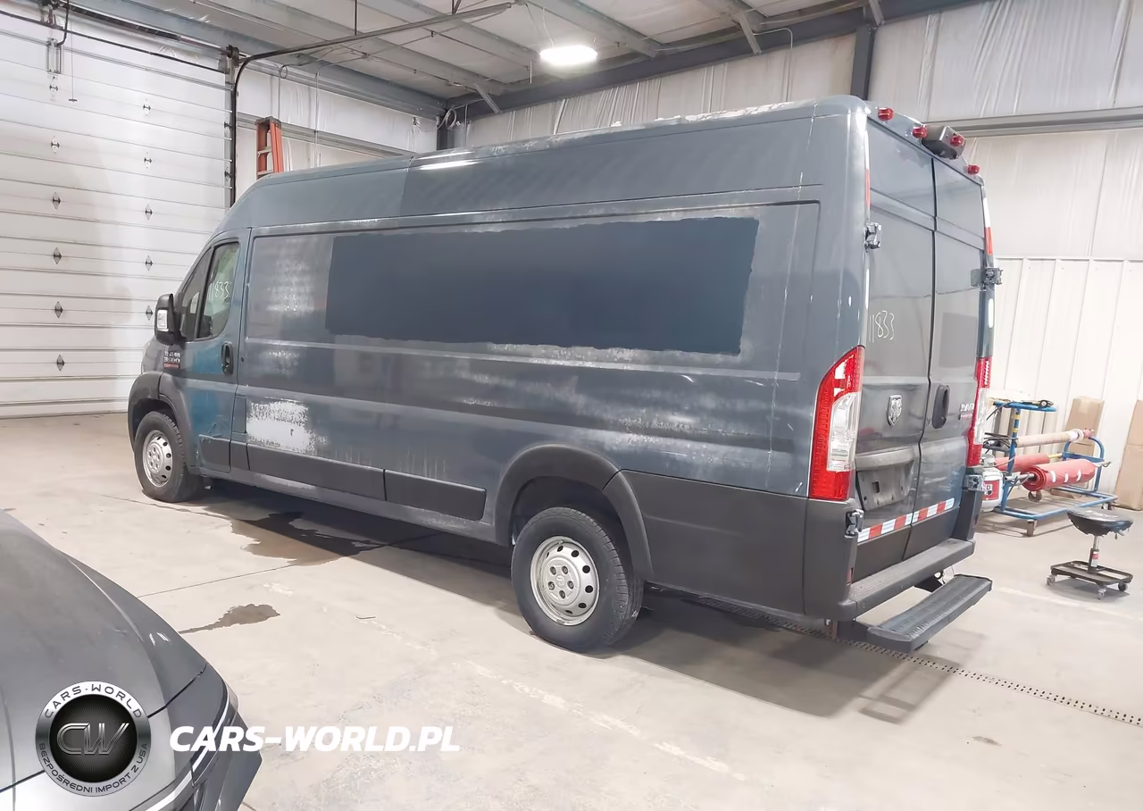 2019 Ram Promaster 3500 Cargo Van High Roof 159 Wb Ext VIN:3C6URVJG8KE553707 - 3