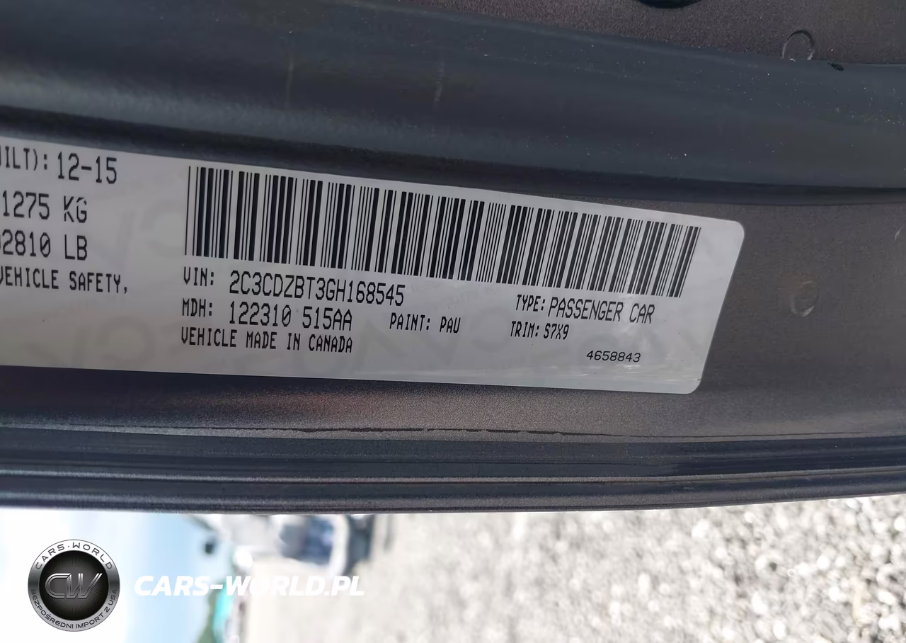2016 Dodge Challenger R-T Shaker VIN:2C3CDZBT3GH168545 - 9