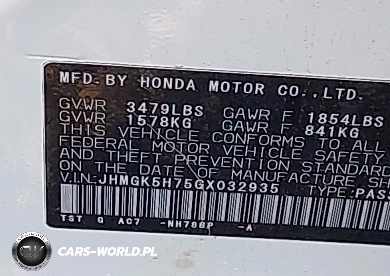 2016 Honda Fit Ex VIN:JHMGK5H75GX032935 - 9
