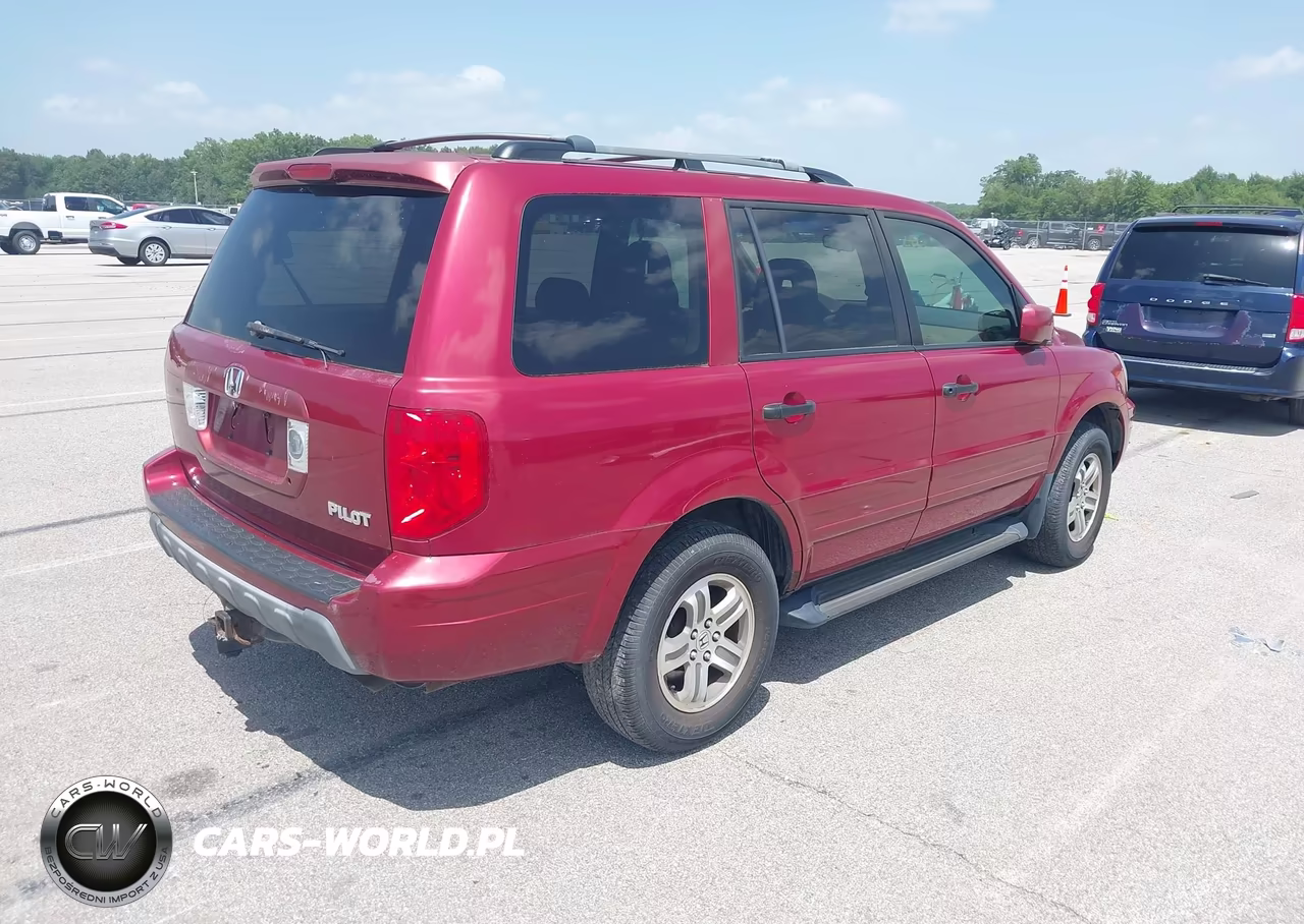 2005 Honda Pilot Ex-L VIN:2HKYF185X5H548198 - 4