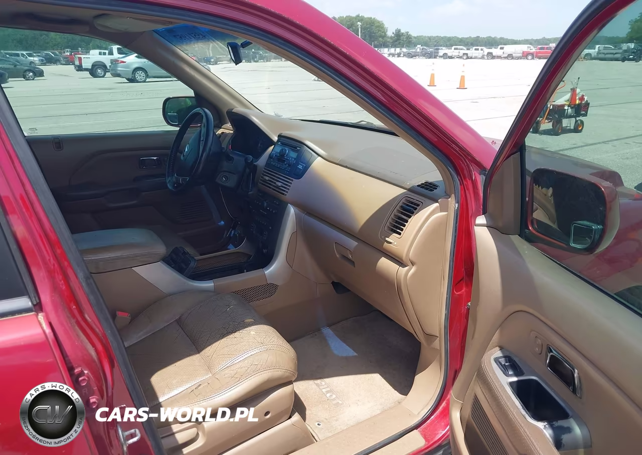 2005 Honda Pilot Ex-L VIN:2HKYF185X5H548198 - 5