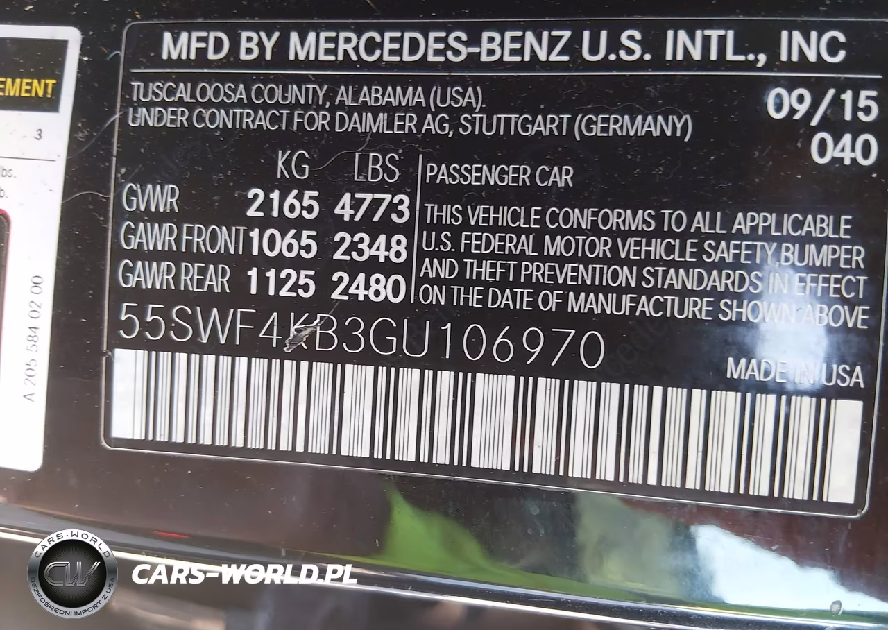 2016 Mercedes-Benz C 300 4Matic VIN:55SWF4KB3GU106970 - 9
