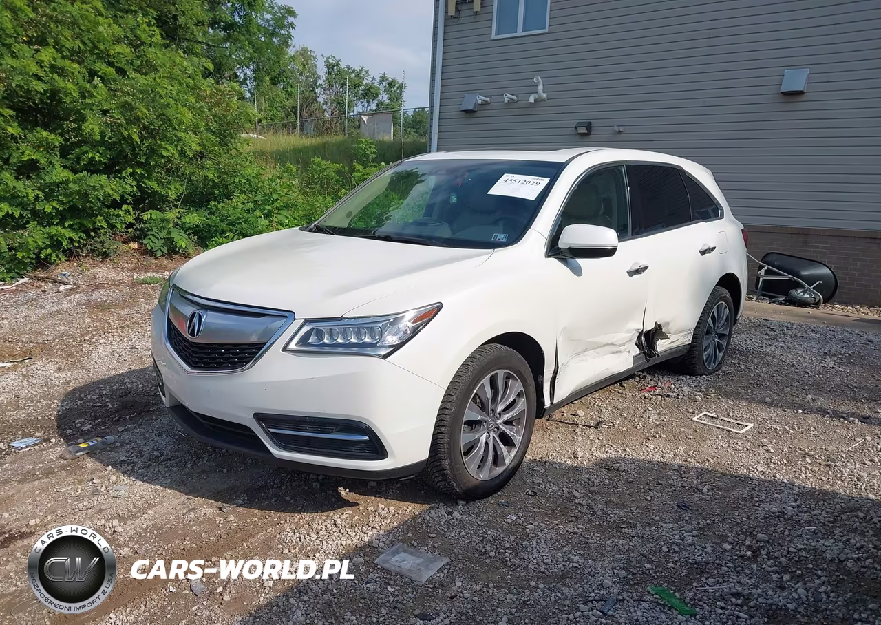 2016 Acura Mdx Technology Acurawatch Plus Packages-Technology Package VIN:5FRYD4H40GB051529 - 2