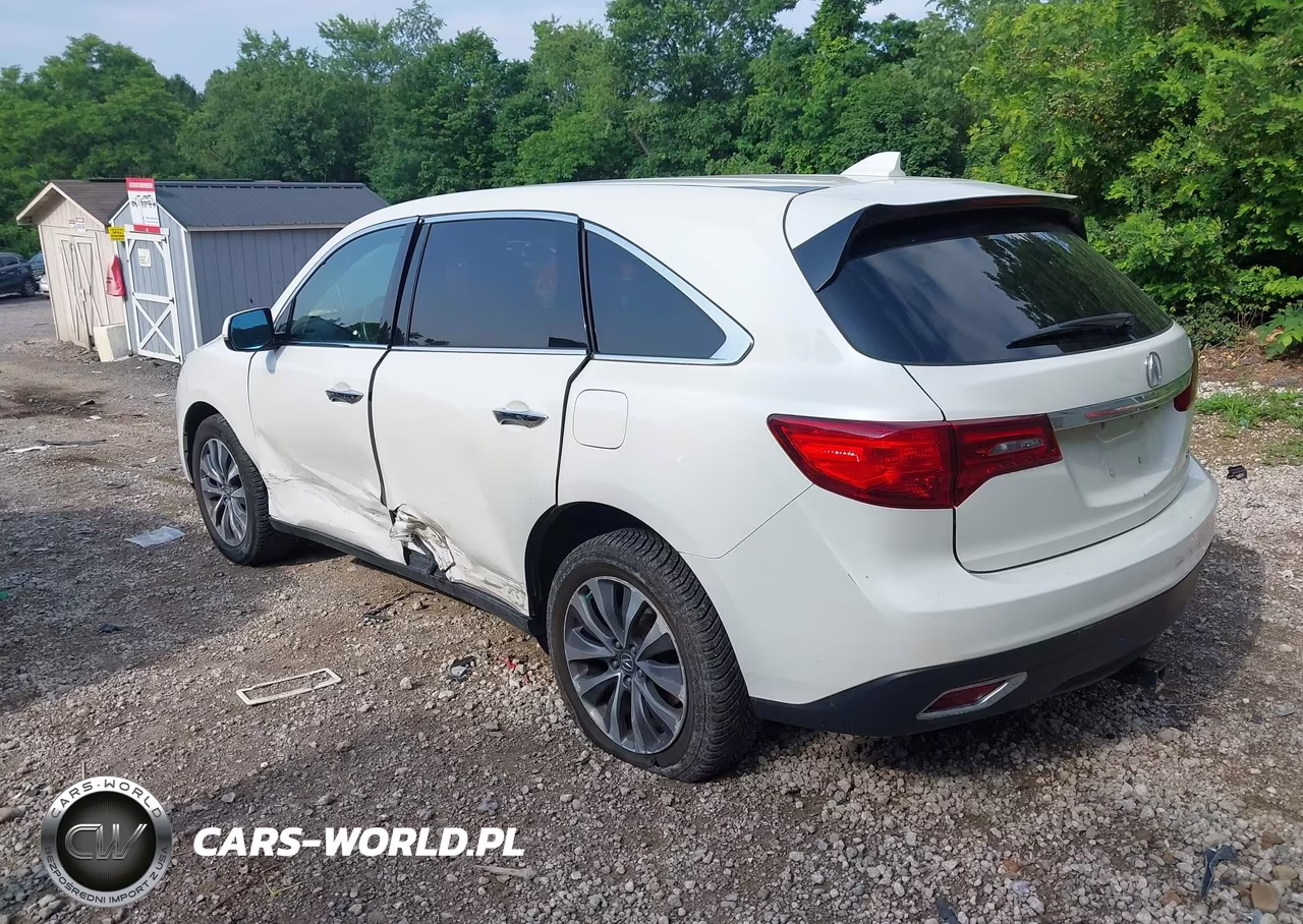 2016 Acura Mdx Technology Acurawatch Plus Packages-Technology Package VIN:5FRYD4H40GB051529 - 3