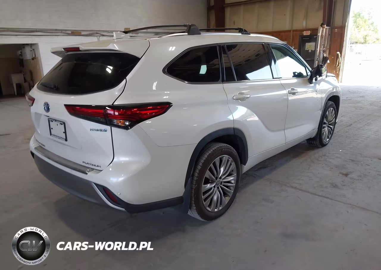 2021 Toyota Highlander Hybrid Platinum VIN:5TDEBRCH5MS058050 - 4
