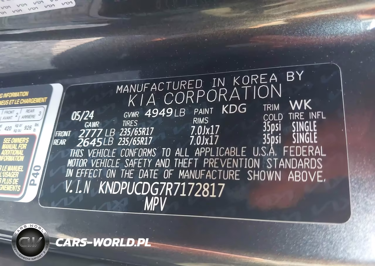 2024 Kia Sportage Hybrid Lx VIN:KNDPUCDG7R7172817 - 9