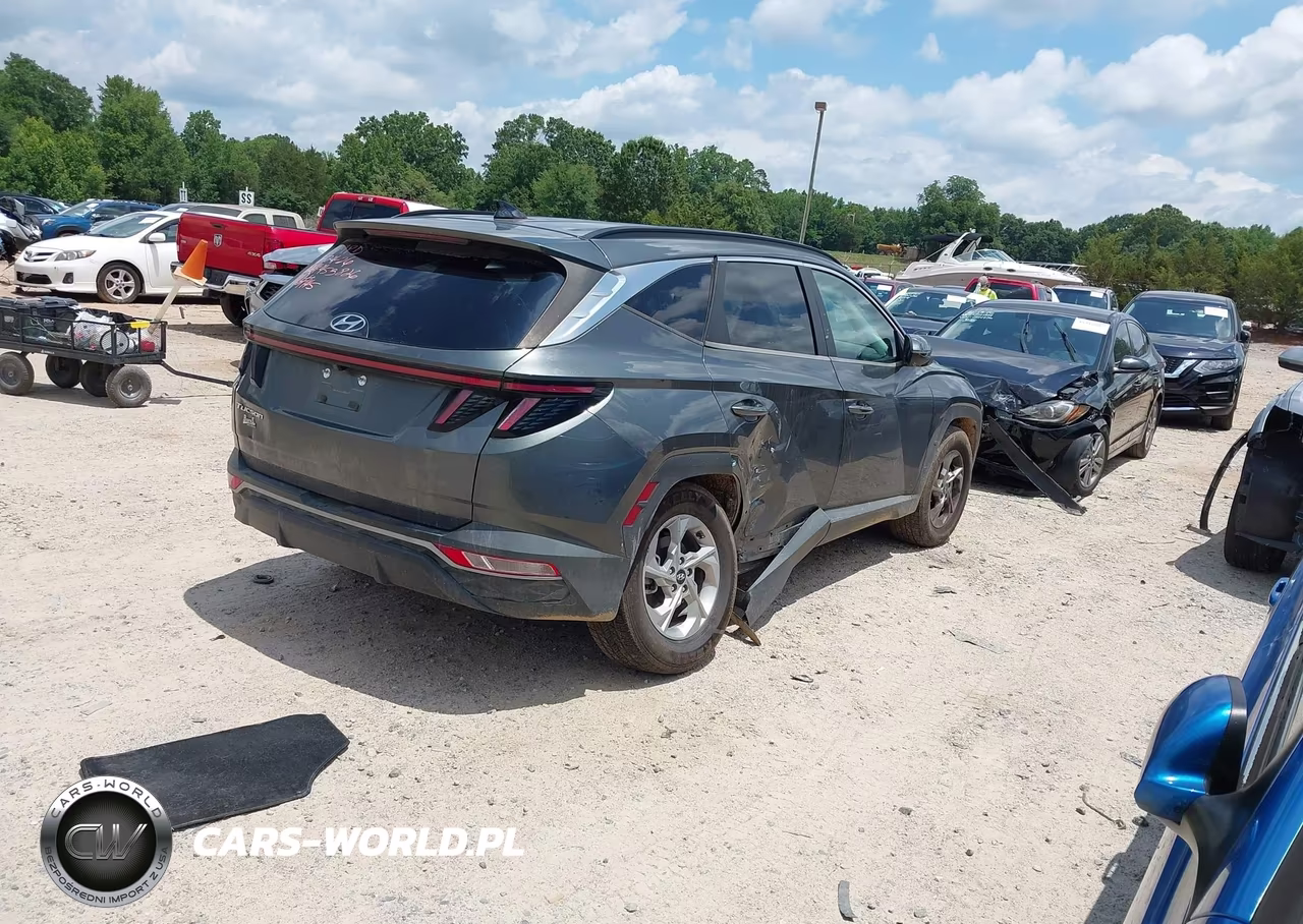 2022 Hyundai Tucson Sel VIN:5NMJB3AEXNH090274 - 4