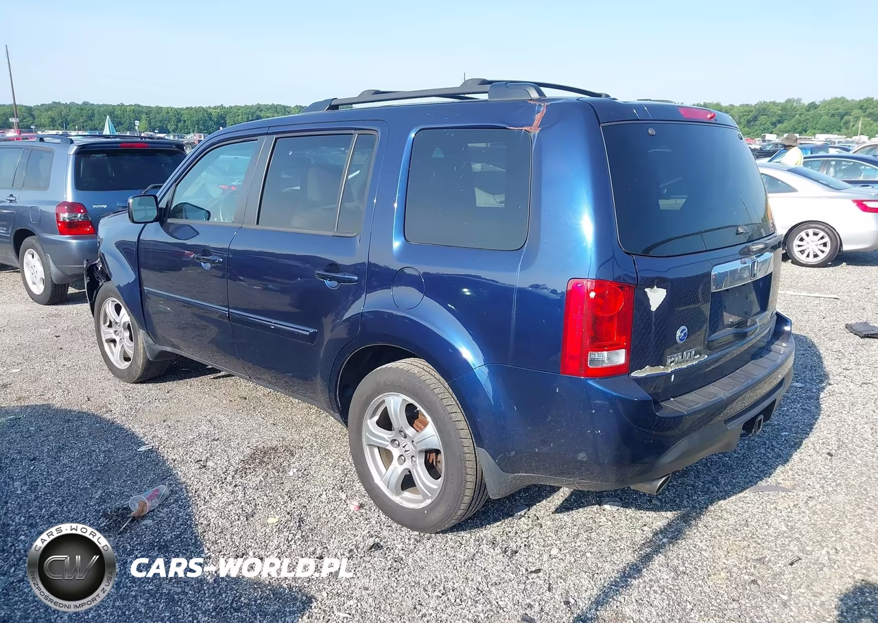 2013 Honda Pilot Ex-L VIN:5FNYF4H54DB067877 - 3