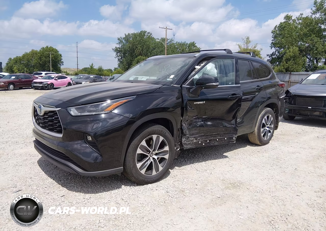 2021 Toyota Highlander Hybrid Xle VIN:5TDGBRCH9MS527505 - 2