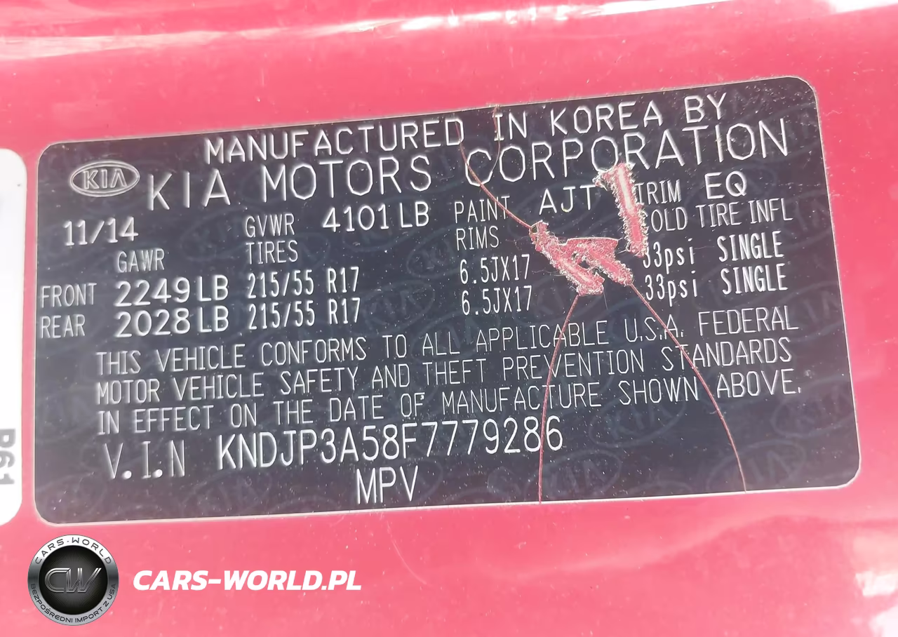 2015 Kia Soul + VIN:KNDJP3A58F7779286 - 9