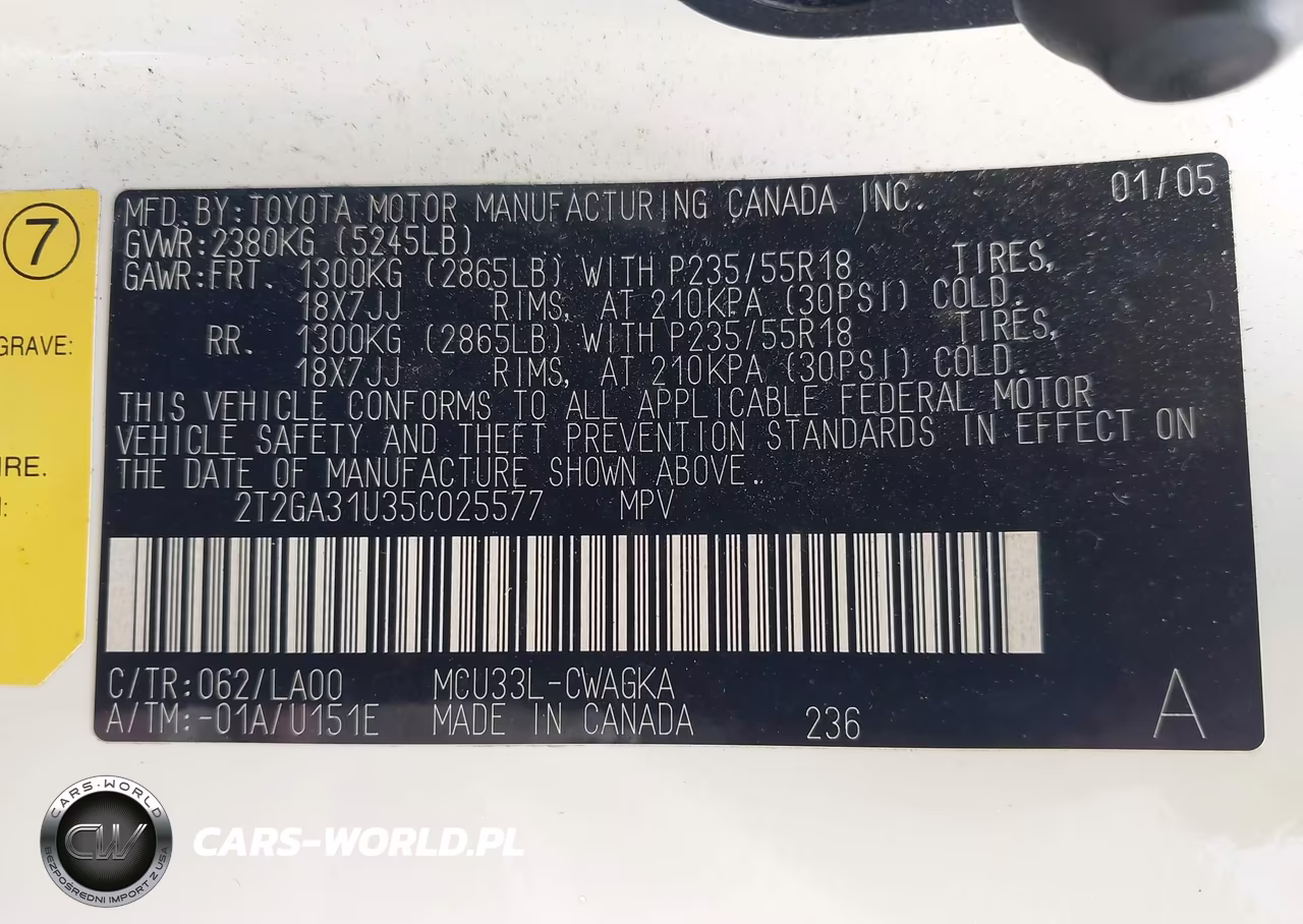 2005 Lexus Rx 330 VIN:2T2GA31U35C025577 - 9