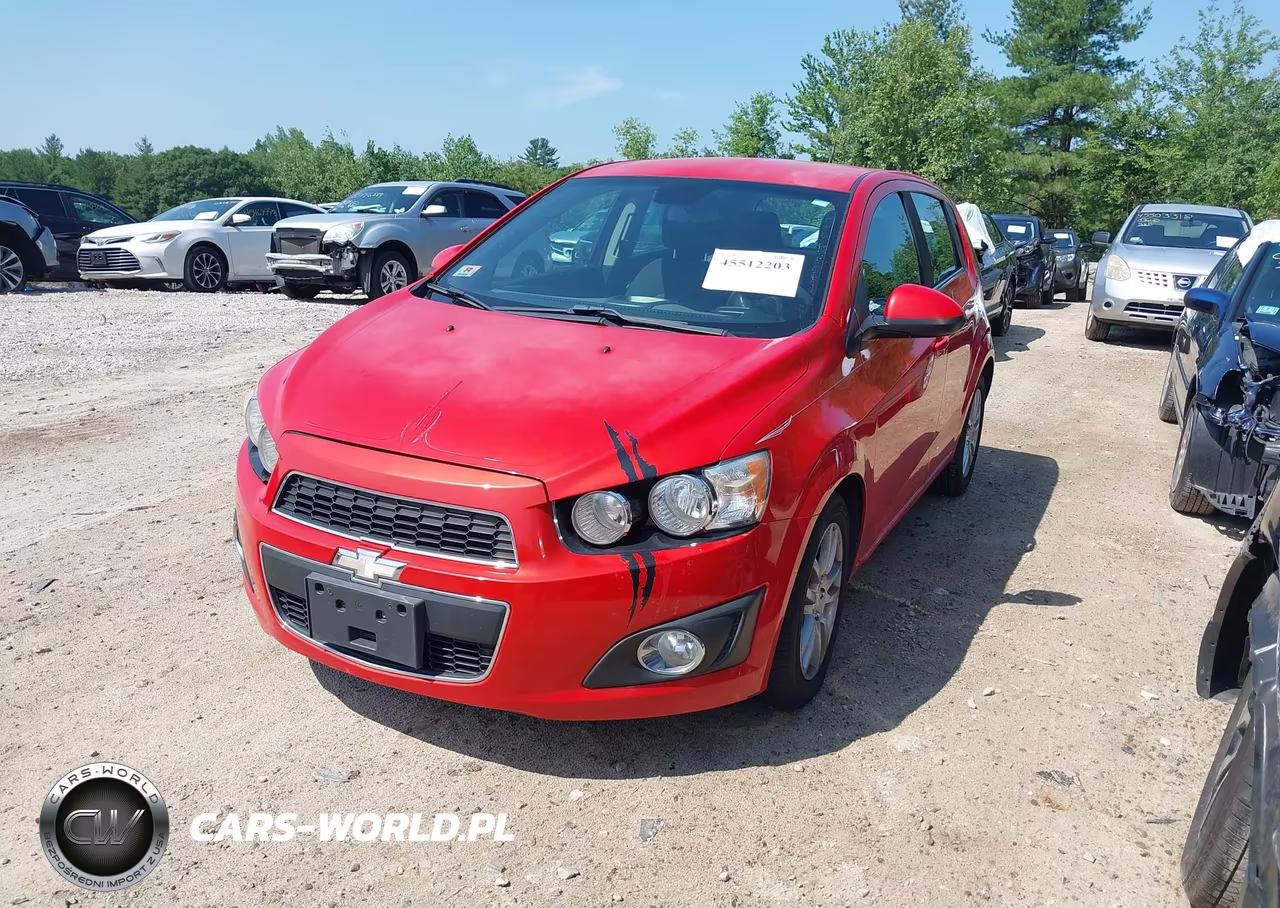 2012 Chevrolet Sonic 2Lt VIN:1G1JC6SH8C4138425 - 2
