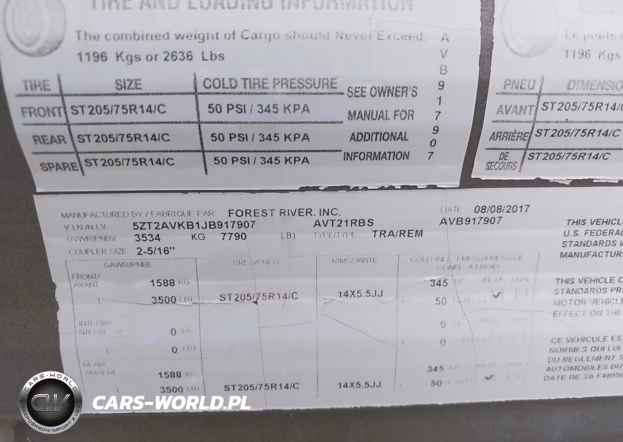 2018 Prime Time Other VIN:5ZT2AVKB1JB917907 - 9
