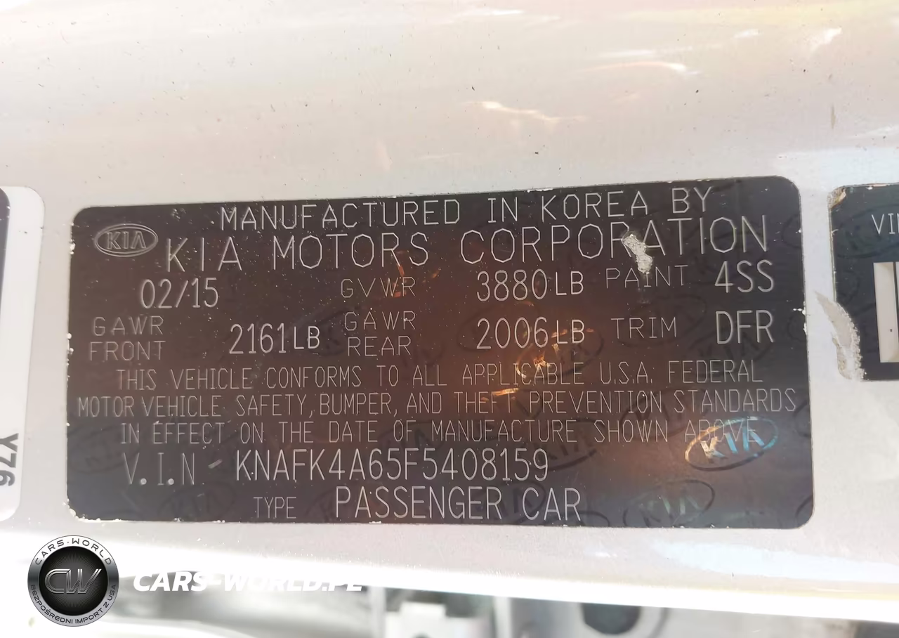 2015 Kia Forte Lx VIN:KNAFK4A65F5408159 - 9