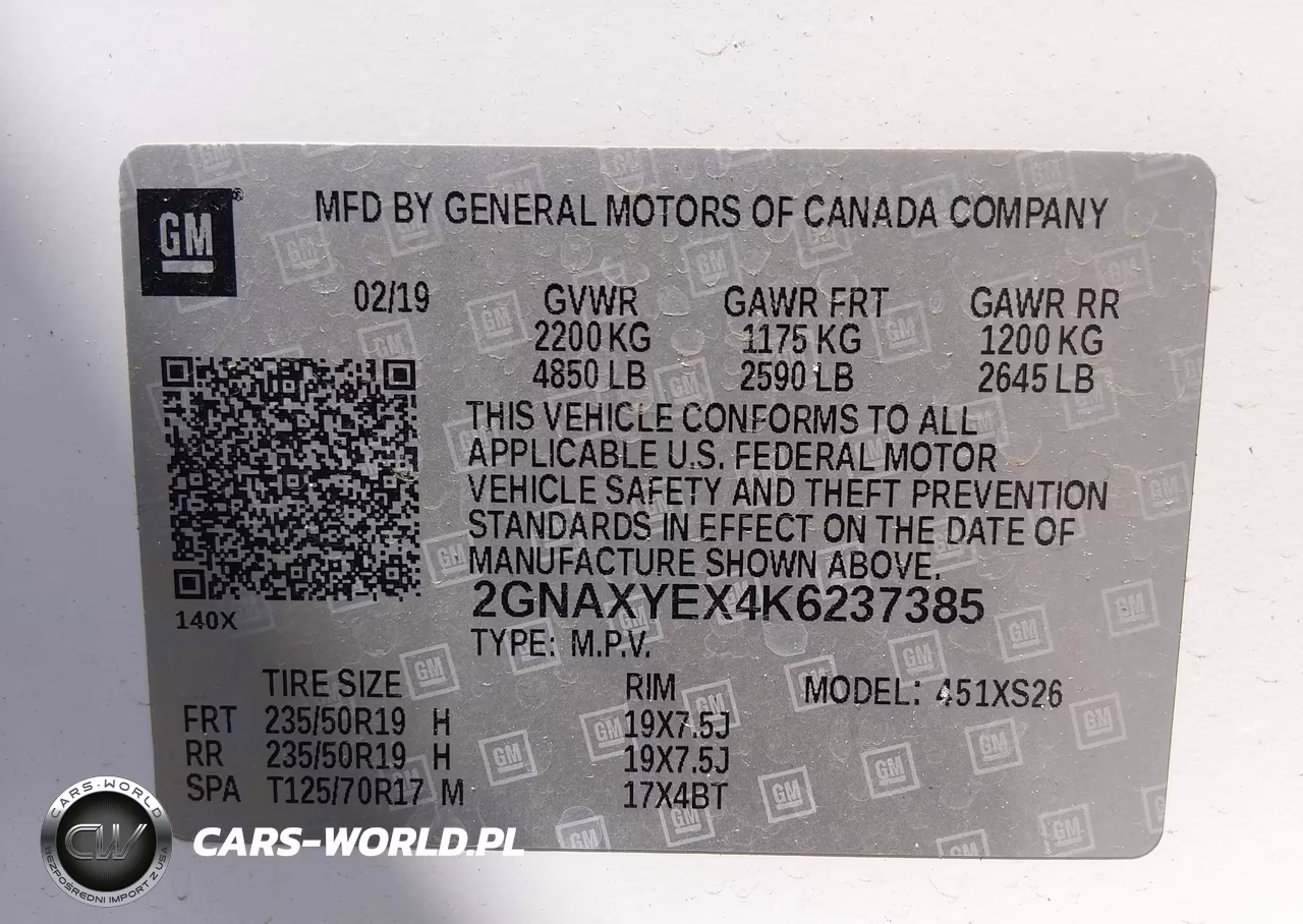 2019 Chevrolet Equinox Premier VIN:2GNAXYEX4K6237385 - 9