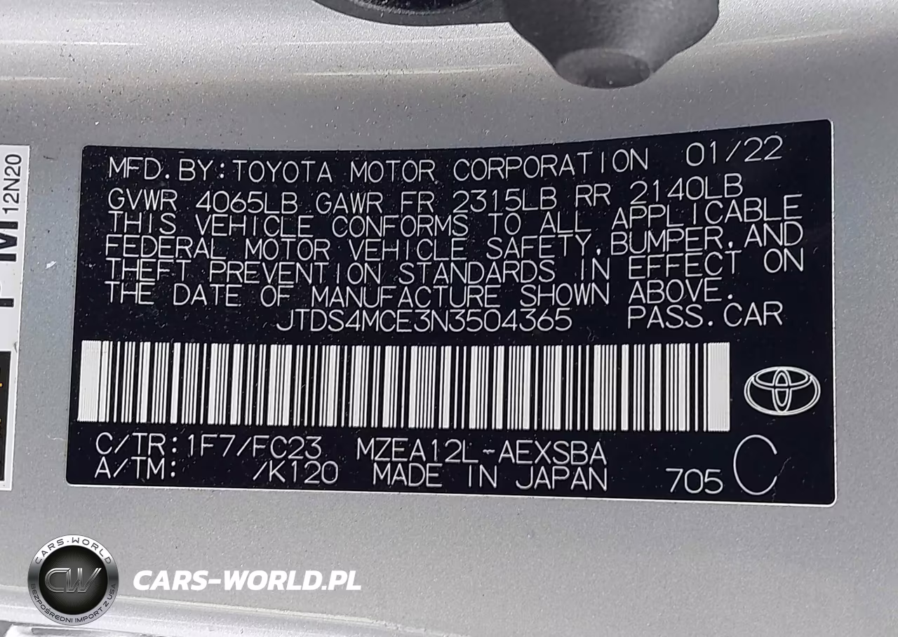 2022 Toyota Corolla Se VIN:JTDS4MCE3N3504365 - 9