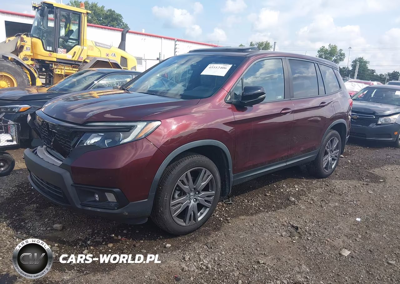 2020 Honda Passport Awd Ex-L VIN:5FNYF8H59LB009642 - 2