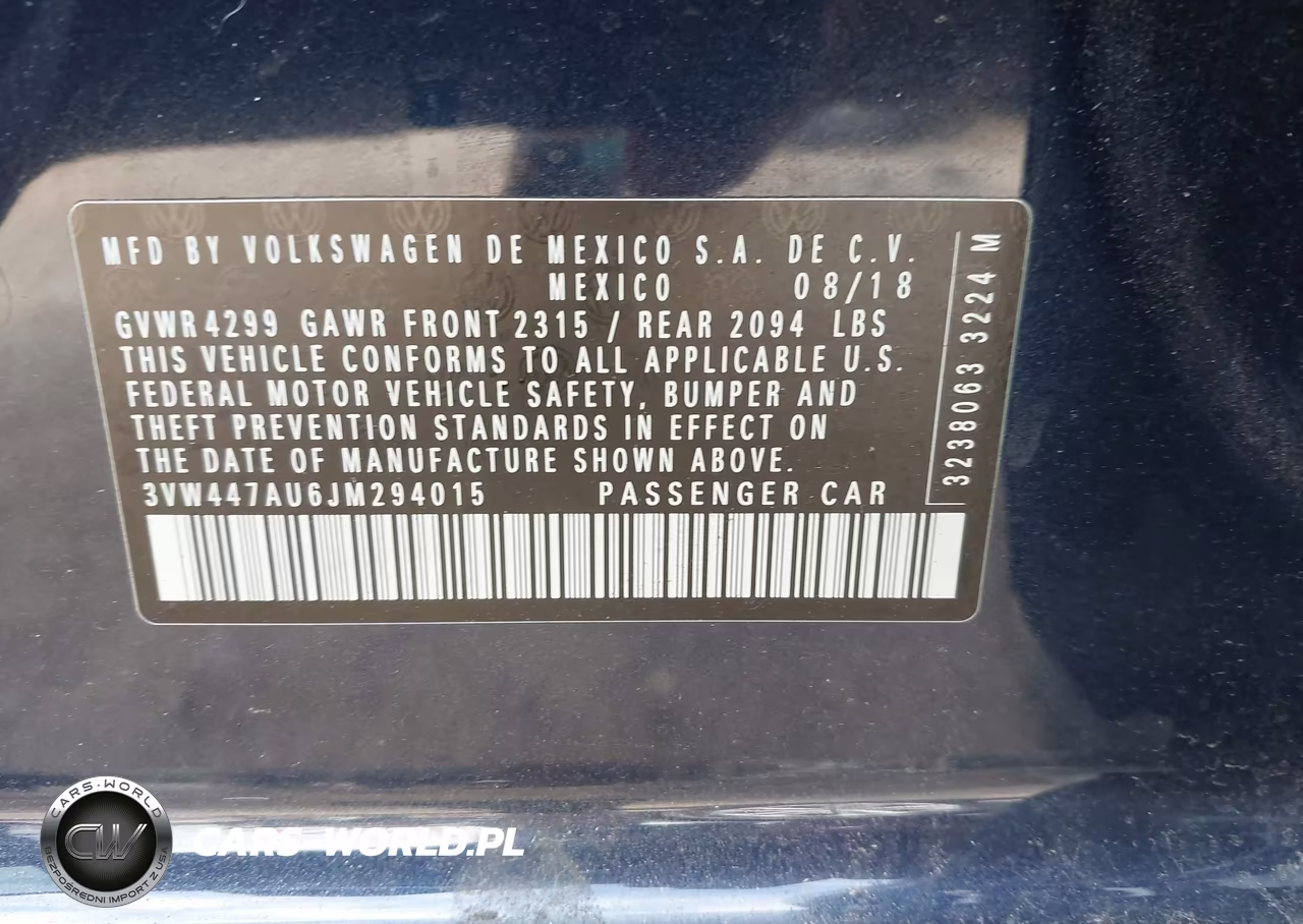 2018 Volkswagen Golf Gti 2.0T Autobahn-2.0T S-2.0T Se VIN:3VW447AU6JM294015 - 9