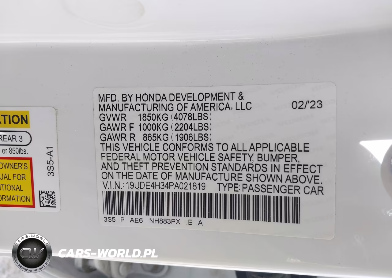 2023 Acura Integra A-Spec VIN:19UDE4H34PA021819 - 9