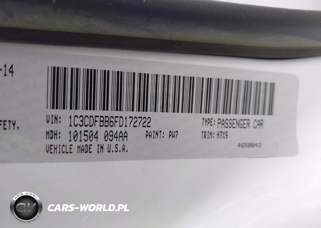 2015 Dodge Dart Sxt VIN:1C3CDFBB6FD172722 - 9