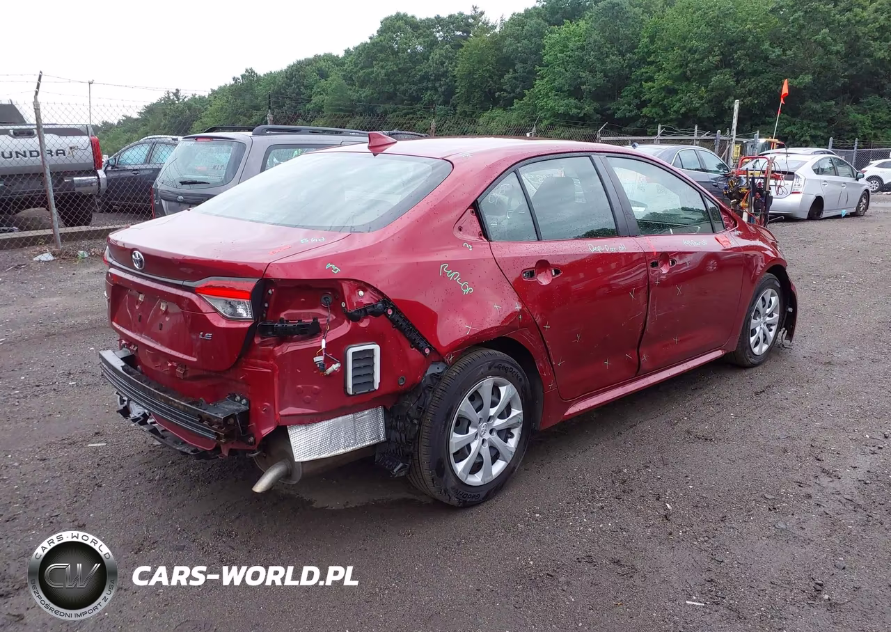 2022 Toyota Corolla Le VIN:JTDEPMAE8NJ193650 - 4