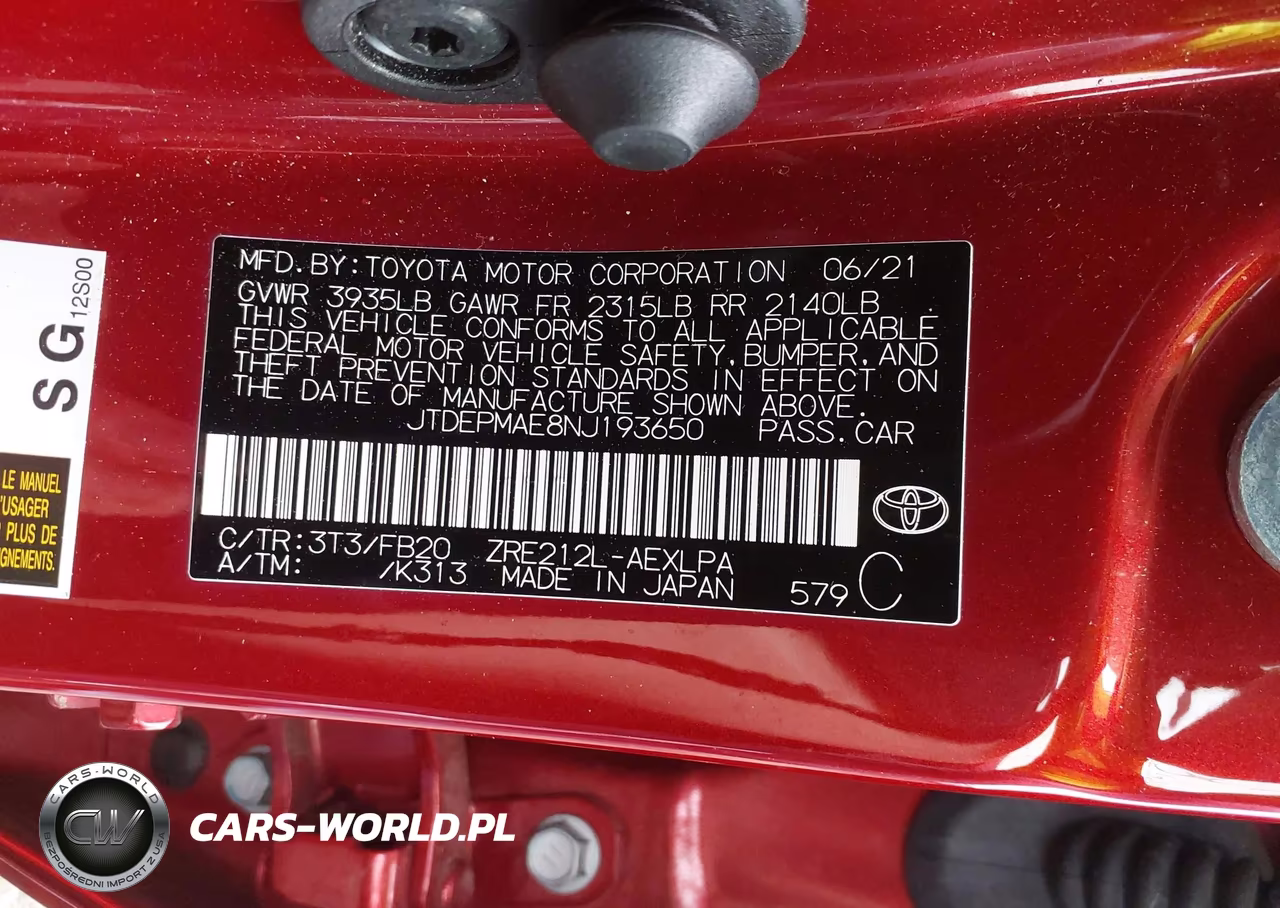 2022 Toyota Corolla Le VIN:JTDEPMAE8NJ193650 - 9