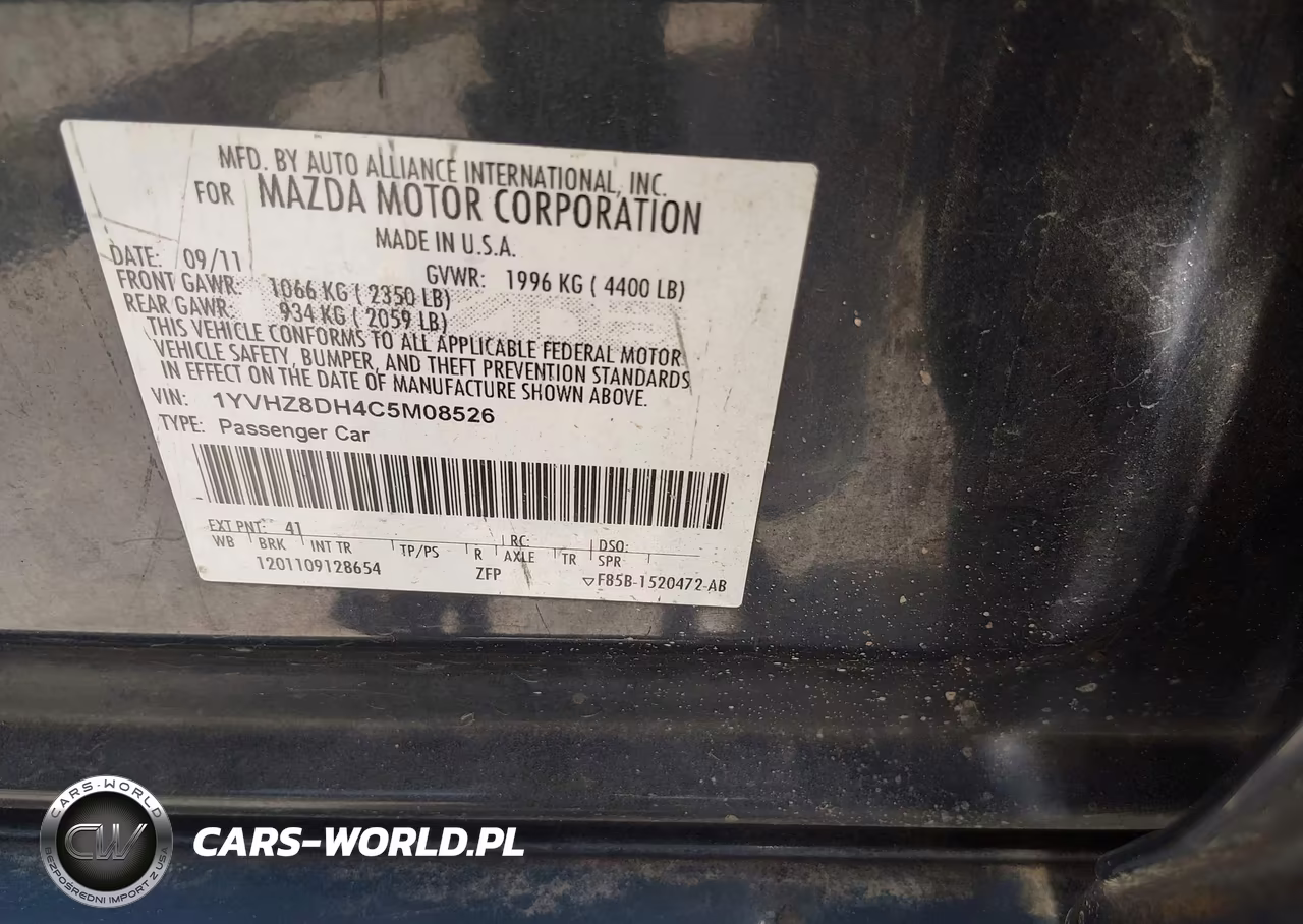 2012 Mazda Mazda6 I Touring VIN:1YVHZ8DH4C5M08526 - 9